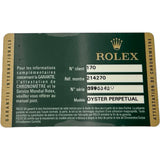 ロレックス ROLEX エクスプローラー1 214270 ブラック ステンレススチール 自動巻き メンズ 腕時計