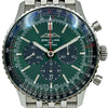 ブライトリング BREITLING ナビタイマー B01 クロノグラフ 46 AB0137(AB0137241L1A1) グリーン ステンレススチール 自動巻き メンズ 腕時計