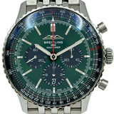 ブライトリング BREITLING ナビタイマー B01 クロノグラフ 46 AB0137(AB0137241L1A1) グリーン ステンレススチール 自動巻き メンズ 腕時計