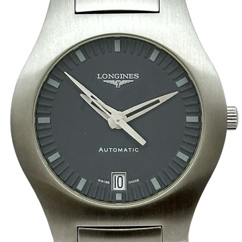 稼動品　LONGINES ロンジン　オポジション　デイト　レディース　腕時計 ロンジン LONGINES オポジション デイト L3.623.4 ブラック ステンレス