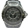 シャネル CHANEL J12 クロノマティック 33MM H2978 グレー チタン/セラミック クオーツ レディース 腕時計