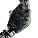 シャネル CHANEL J12 クロノマティック 33MM H2978 グレー チタン/セラミック クオーツ レディース 腕時計