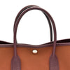 エルメス HERMES ガーデンパーティTPM Y刻印 ブラウン シルバー金具 トワル/ネゴンダ レディース ハンドバッグ