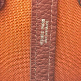 エルメス HERMES ガーデンパーティTPM Y刻印 ブラウン シルバー金具 トワル/ネゴンダ レディース ハンドバッグ