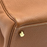エルメス HERMES ケリー32 内縫い A刻印 ゴールド シルバー金具 トゴ レディース ショルダーバッグ