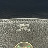 エルメス HERMES リンディ30 □K刻印 ブラック シルバー金具 トリヨン レディース ハンドバッグ