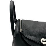 エルメス HERMES リンディ30 □K刻印 ブラック シルバー金具 トリヨン レディース ハンドバッグ
