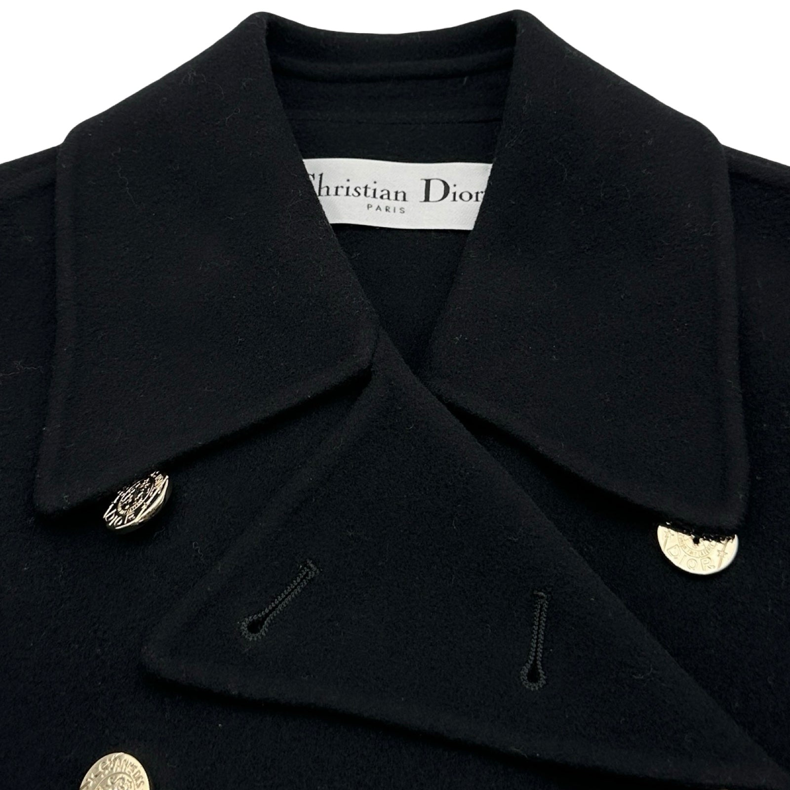 クリスチャン・ディオール Christian Dior カシミヤショートピーコート