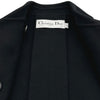 クリスチャン・ディオール Christian Dior カシミヤショートピーコート 340C48A0060 ブラック ウール レディース ピーコート