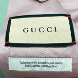 グッチ GUCCI リネン混テーラードジャケット 652009 グリーン レーヨン レディース テーラードジャケット