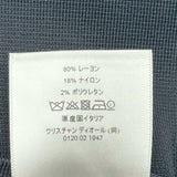 クリスチャン・ディオール Christian Dior サイドラインスリットロングスカート 554J08A5011 ネイビー レーヨン レディース ロングスカート