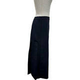 クリスチャン・ディオール Christian Dior サイドラインスリットロングスカート 554J08A5011 ネイビー レーヨン レディース ロングスカート