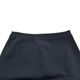 クリスチャン・ディオール Christian Dior サイドラインスリットロングスカート 554J08A5011 ネイビー レーヨン レディース ロングスカート