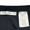 クリスチャン・ディオール Christian Dior サイドラインスリットロングスカート 554J08A5011 ネイビー レーヨン レディース ロングスカート
