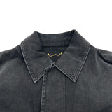 ルイ・ヴィトン LOUIS VUITTON ワークウェアエンボスモノグラムデニムジャケット HRA50W ブラック デニム メンズ デニムジャケット
