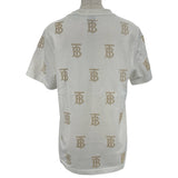 バーバリーロンドン BURBERRY LONDON TBモノグラム半袖Tシャツ 8052119 ホワイト コットン レディース 半袖Ｔシャツ