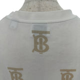 バーバリーロンドン BURBERRY LONDON TBモノグラム半袖Tシャツ 8052119 ホワイト コットン レディース 半袖Ｔシャツ