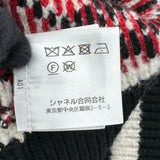 シャネル CHANEL ロゴ総柄シルク混カシミヤニットスカート P62546 ブラック カシミヤ レディース スカート