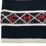 シャネル CHANEL ロゴ総柄シルク混カシミヤニットスカート P62546 ブラック カシミヤ レディース スカート