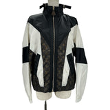 ルイ・ヴィトン LOUIS VUITTON パネルモノグラムナイロンジャケット FROW13 ブラック ナイロン レディース ナイロンジャケット