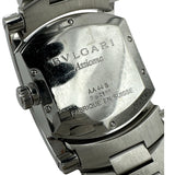 ブルガリ BVLGARI アショーマ AA44S ブルーグレー ステンレススチール 自動巻き メンズ 腕時計