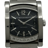 ブルガリ BVLGARI アショーマ AA44S ブルーグレー ステンレススチール 自動巻き メンズ 腕時計