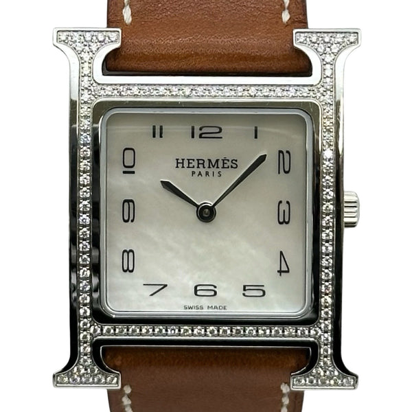 エルメス HERMES Hウォッチ HH1.531 ホワイトシェル ステンレス