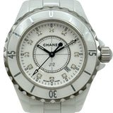 シャネル CHANEL J12 33MM H1628 ホワイト セラミック/ステンレススチール クオーツ レディース 腕時計