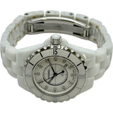 シャネル CHANEL J12 33MM H1628 ホワイト セラミック/ステンレススチール クオーツ レディース 腕時計