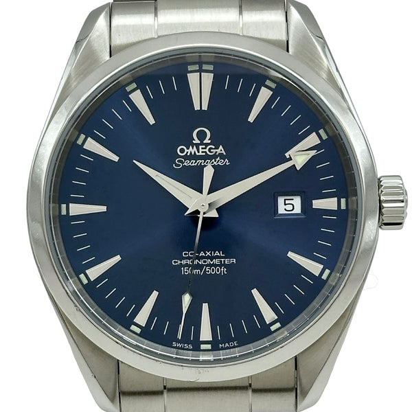 オメガ OMEGA シーマスター アクアテラ 2502.80 ブルー ステンレス
