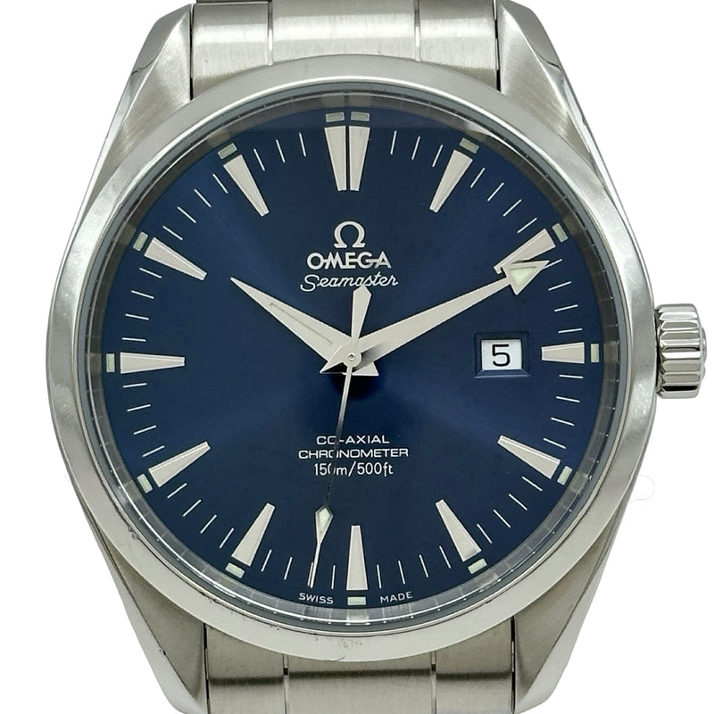 オメガ OMEGA シーマスター アクアテラ 2502.80 ブルー ステンレス