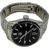 タグ・ホイヤー TAG HEUER カレラキャリバー5デイト WBN2110 ブラック ステンレススチール 自動巻き メンズ 腕時計