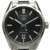 タグ・ホイヤー TAG HEUER カレラキャリバー5デイト WBN2110 ブラック ステンレススチール 自動巻き メンズ 腕時計
