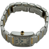 カルティエ Cartier タンク フランセーズ SM W51007Q4 アイボリー ゴールド/ステンレススチール クオーツ レディース 腕時計