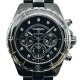 シャネル CHANEL J12 クロノグラフ 41MM H2419 ブラック セラミック/ステンレススチール 自動巻き メンズ 腕時計