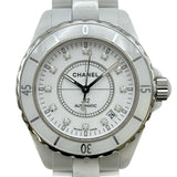 シャネル CHANEL J12 38MM H1629 ホワイト セラミック/ステンレススチール 　 自動巻き メンズ 腕時計