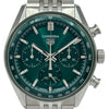 タグ・ホイヤー TAG HEUER カレラ クロノグラフ CBS2115.BA0053 グリーン ステンレススチール 自動巻き メンズ 腕時計