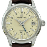 グランドセイコー Grand Seiko エレガンスコレクション 9SメカニカルGMT SBGM221(9S66-00A0) アイボリー ステンレススチール 自動巻き メンズ 腕時計