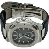 パテック・フィリップ PATEK PHILIPPE ノーチラス アニュアルカレンダー ムーンフェイズ 5726A-001 グレー ステンレススチール 自動巻き メンズ 腕時計