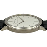 ランゲ＆ゾーネ A.LANGE&SOHNE サクソニア・フラッハ 211.027(LSLS2113AM) シルバー ホワイトゴールド 手巻き メンズ 腕時計