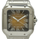 カルティエ Cartier サントス ドゥカルティエ MM WSSA0065 ブラウン・グラデーション ステンレススチール 自動巻き メンズ 腕時計