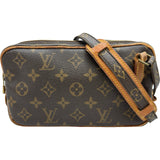 ルイ・ヴィトン LOUIS VUITTON ポシェット・マルリー バンドリエール M51828 ブラウン モノグラム ・キャンバス レディース ショルダーバッグ