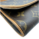 ルイ・ヴィトン LOUIS VUITTON ポシェット・ツインGM M51852 ブラウン モノグラム/レザー レディース ショルダーバッグ