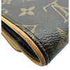 ルイ・ヴィトン LOUIS VUITTON ポシェット・ツインGM M51852 ブラウン モノグラム/レザー レディース ショルダーバッグ