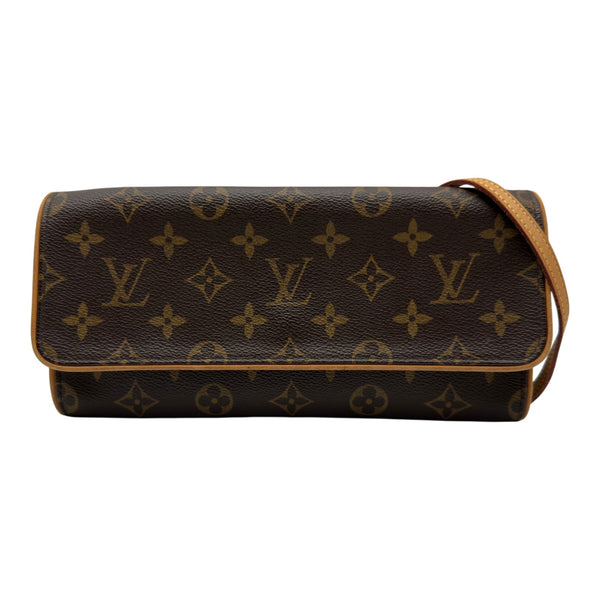 ルイ・ヴィトン LOUIS VUITTON ポシェット・ツインGM M51852 ブラウン 