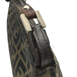 フェンディ FENDI ズッカ アクセサリーポーチ 8BR267 ブラウン ナイロンジャガード レディース ハンドバッグ