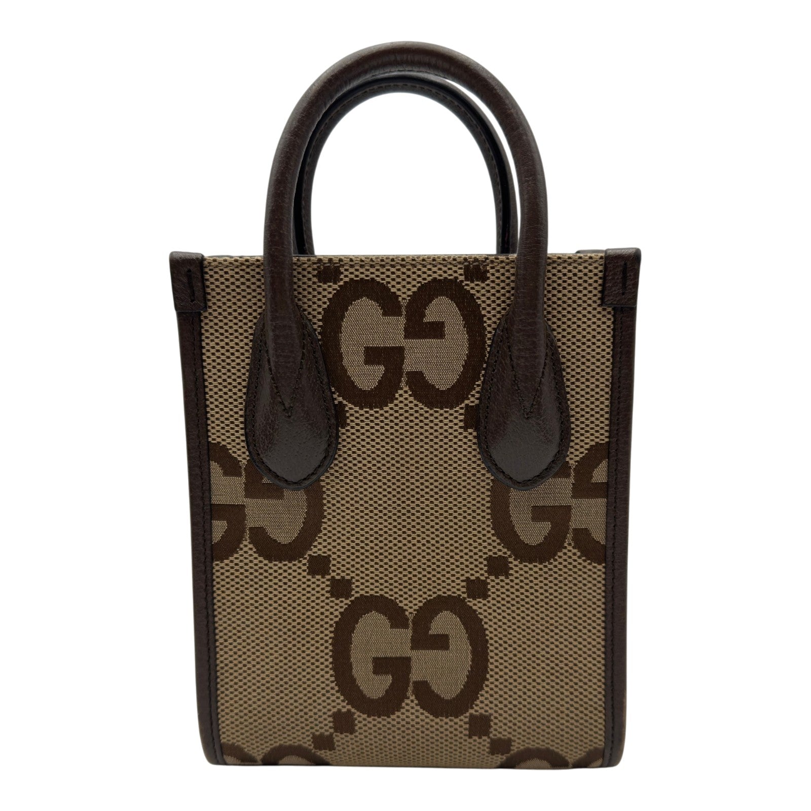 GUCCI グッチ GGキャンバス トートバッグ ハンドバッグ ブラウン グッチ GUCCI ジャンボGG ミニトート 699406 ブラウン ジャンボGG