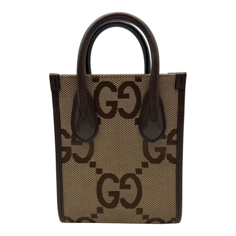 グッチ GUCCI ジャンボGG ミニトート 699406 ブラウン ジャンボGG
