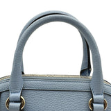 グッチ GUCCI インターロッキングG ハンドバッグ 449661 ライトブルー レザー レディース ショルダーバッグ