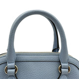 グッチ GUCCI インターロッキングG ハンドバッグ 449661 ライトブルー レザー レディース ショルダーバッグ